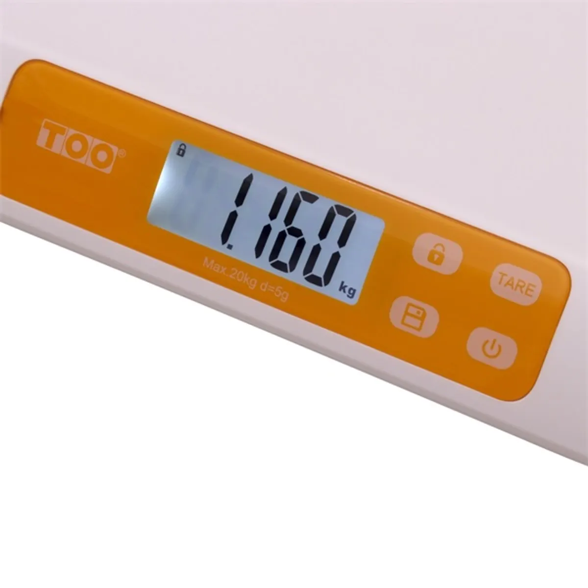 TOO BABYSC-232-BT Baba- és gyerekmérleg Bluetooth 20 kg 5 g digitális kijelző fehér #3