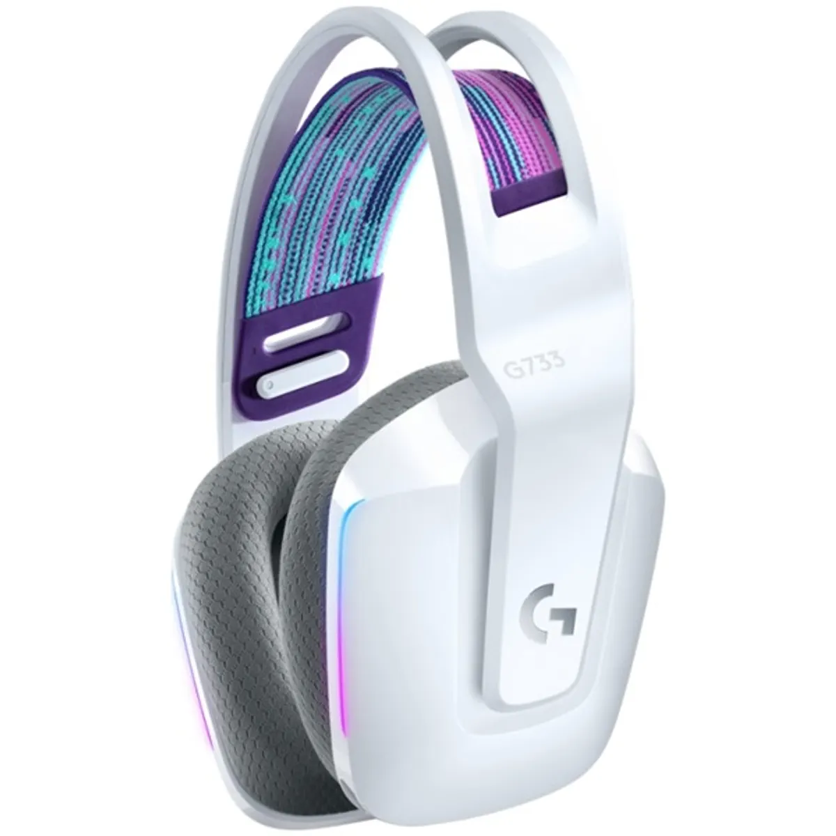 Logitech 981-000883 G733 Lightspeed Fehér vezeték nélküli RGB fejhallgató PC MAC PS4 20 Hz-20 kHz 39 ohm 40 mm 29 óra #2