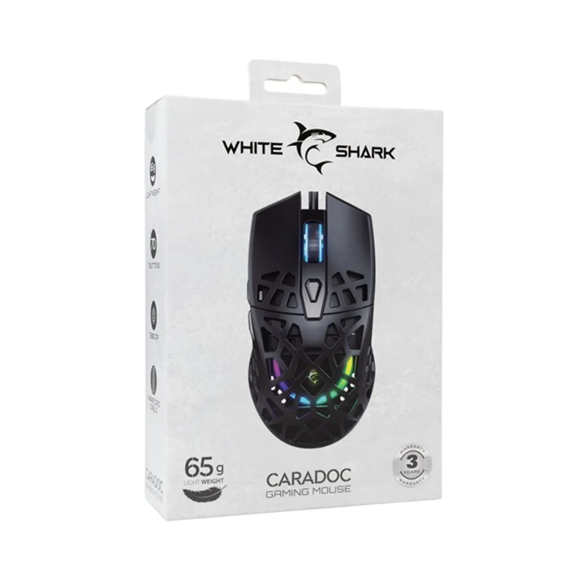 White Shark WS GM-5018B Caradoc 7200dpi USB 1,8m rgb 7 gombos #7