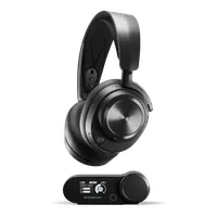 SteelSeries 61520 Arctis Nova Pro Wireless aktív zajszűrés kettős vezeték nélküli Bluetooth és 2,4 GHz USB-C 44 óra 12 m