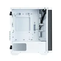 Zalman M4 WHITE fehér ablakos mATX ház táp nélküli 4 db ventilátor #5