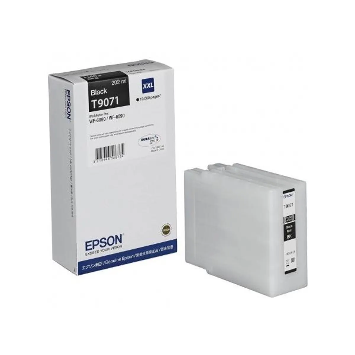 EPSON C13T907140 WF-6xxx XXL fekete tinta pigment alapú 202ml 10000 oldalak #1