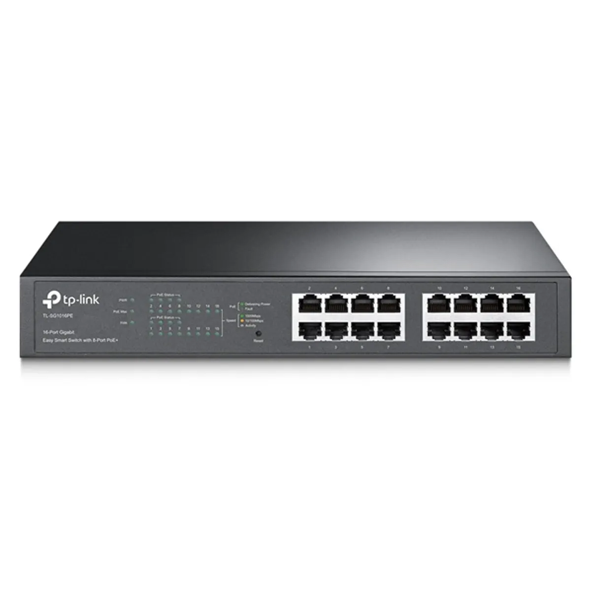 TP-LINK TL-SG1016PE 16-portos gigabites Easy Smart PoE kapcsoló 8 PoE port #1
