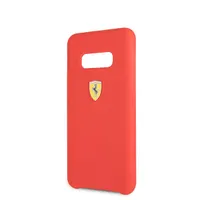 Ferrari FESSIHCS10LRE hátlap szilikon piros Samsung Galaxy S10 Lite