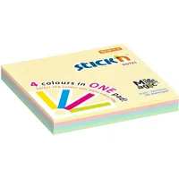 Stick N 21574 Magic Pad 76x76 mm 100 lap öntapadós pasztell mix jegyzettömb