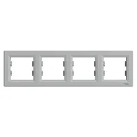 Schneider EPH5800461 ASFORA négyes keret vízszintes alumínium ip20
