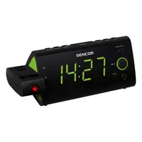 SENCOR 35039419 SRC 330 GN zöld digitális ébresztőóra projektor