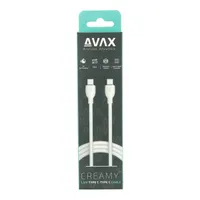 AVAX CB623 Creamy Type-C 60W 1,5 m fehér-ezüst kábel #3