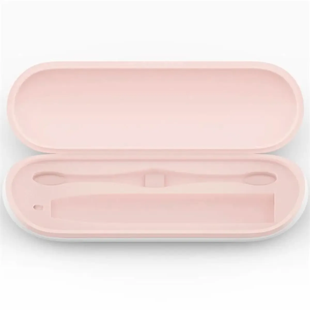 OClean C06000001 utazótok elektromos fogkefékhez fehér-pink, kompatibilis: X Pro Elite, X Pro, Z1, F1; 1 fogkefe és 2 kefefej befogadására #1
