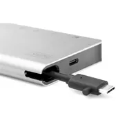 Digitus DA-70866 USB-C többportos utazó dokkoló 8-portos 4K HDMI VGA RJ45 2x USB-C 2x USB 3.0 MicroSD SD MMC ezüst #3
