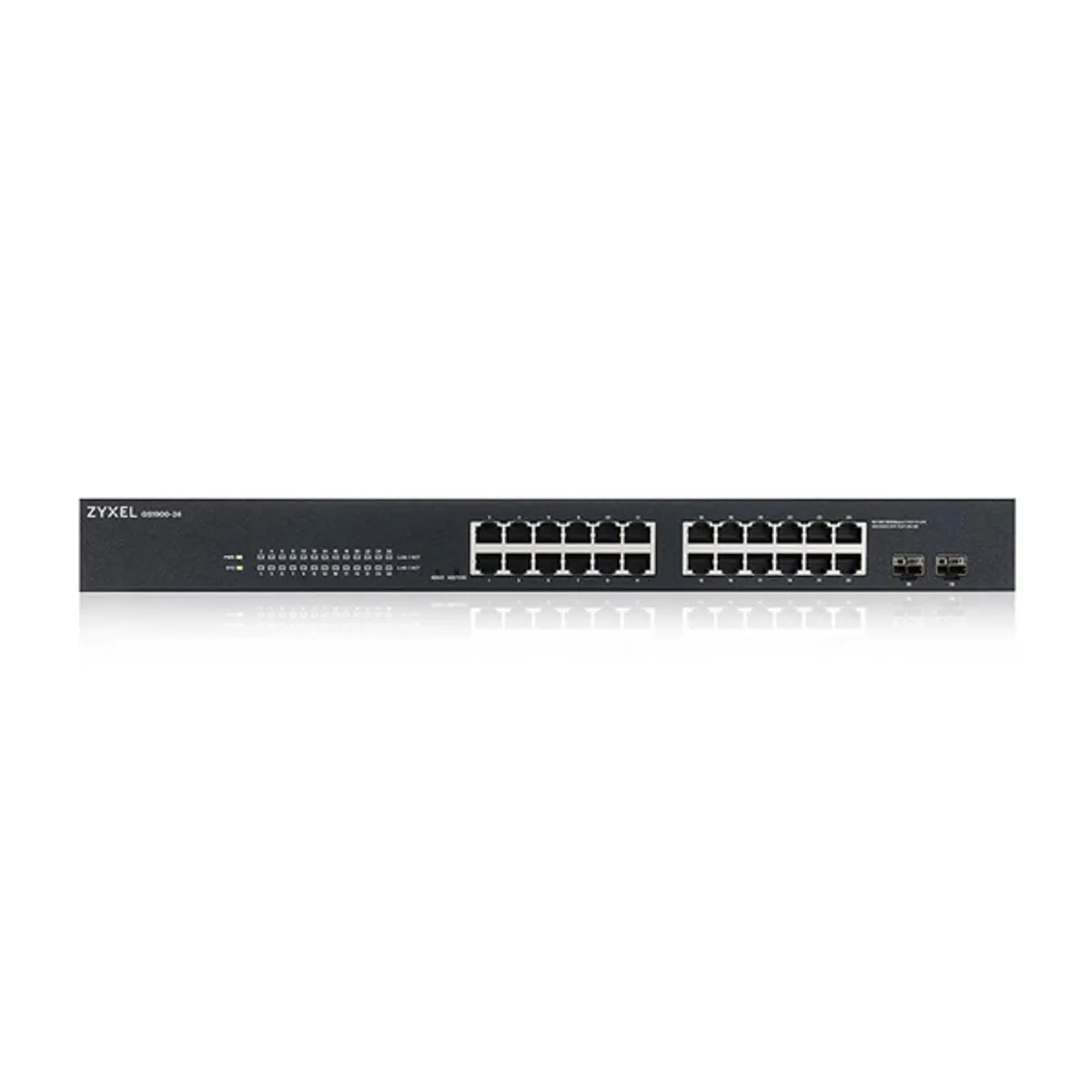 Zyxel GS1900-24-EU0102F GS1900-24v2 24-portos GbE L2 intelligens kapcsoló ventilátormentes rackbeépítés #3