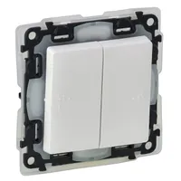 Legrand 752158 Valena life kettős váltókapcsoló IP44 fehér 10A rugós vezetékbekötés #2
