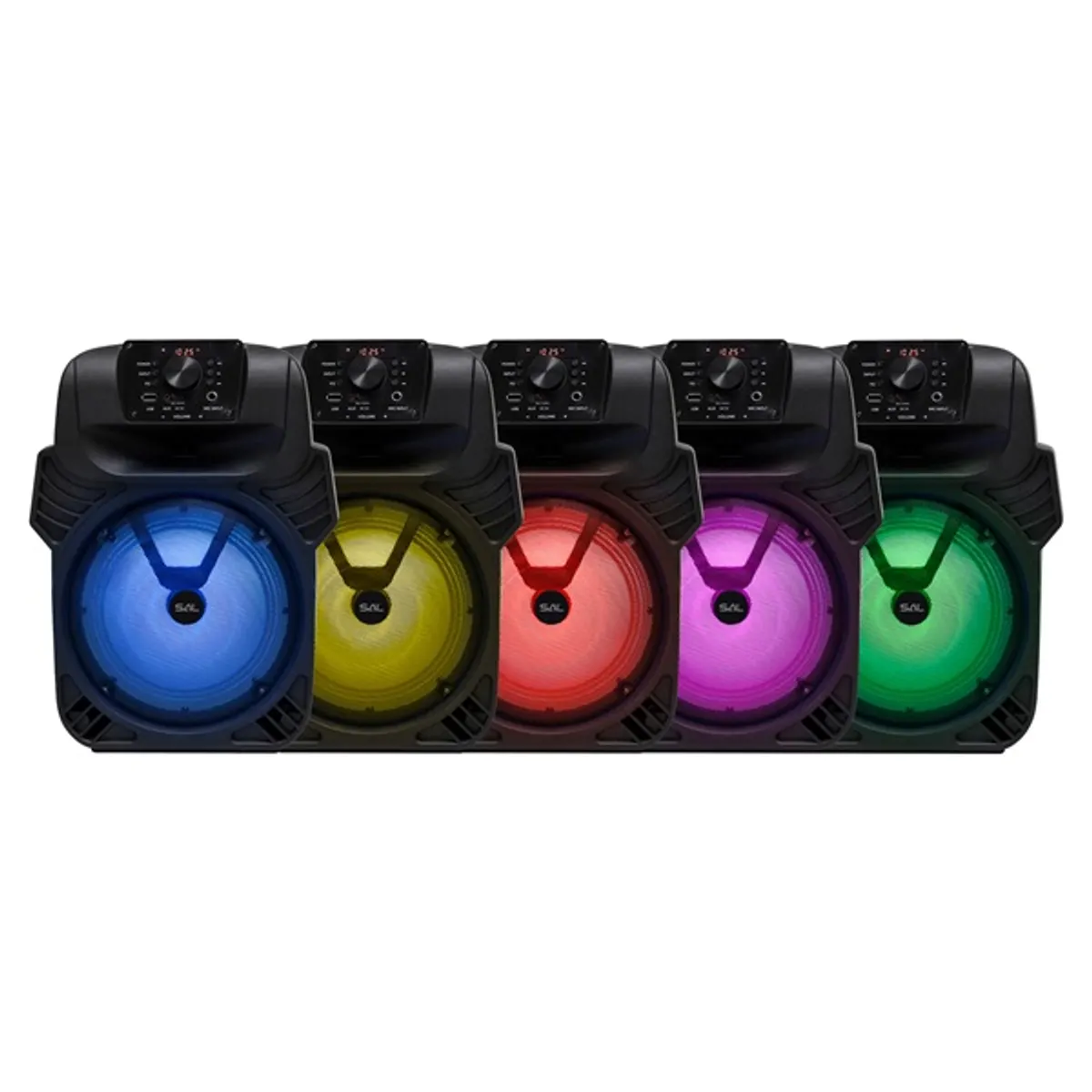 SAL PAR20BTC party hangdoboz bluetooth rádió aux usb mikrofon csatlakozó 10 óra üzemidő 4 óra töltés fekete #3