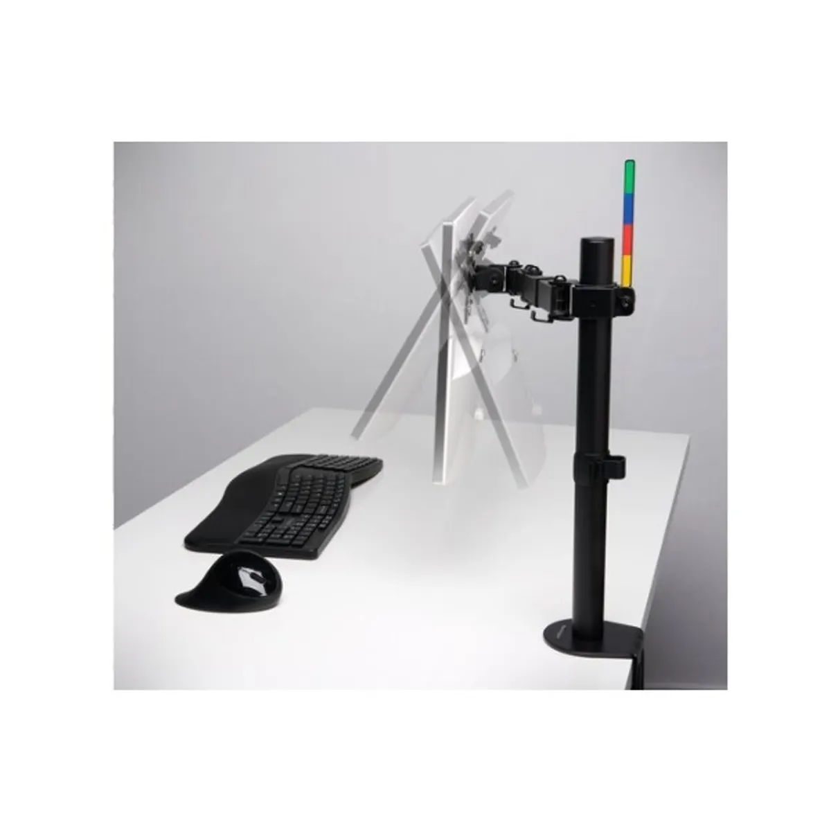 Kensington K55408WW SmartFit Ergo Single Extended Monitor Arm Fém Fekete Asztali konzol ±90° forgatás ±180° elforgatás ±45° dőlés, 34" #6