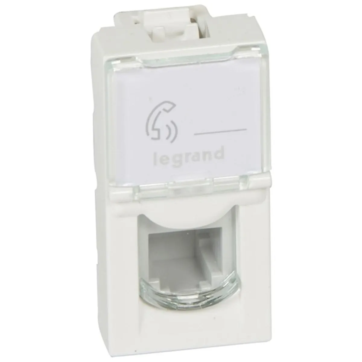 Legrand 078730 Program Mosaic 1m fehér RJ11 aljzat #1