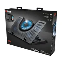 Trust 23581 laptop hűtőpad alumínium fekete 5 db 50 mm ventilátor #5