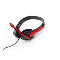 IRIS F-25 piros 2.0 fejhallgató 3.5mm, 1.2 m, bal mikrofon, 32 ohm, 20 Hz - 20 kHz, 120 dB