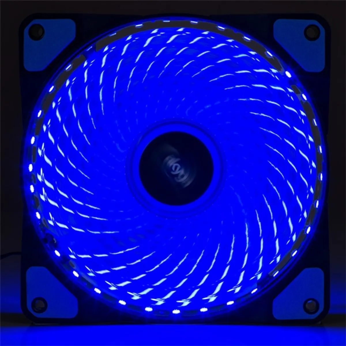AKYGA AW-12E-BL 120 mm kék LED ház ventilátor 12 V 1100 RPM 23 dB csúszócsapágy 9 pengék #4