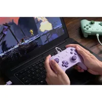 8BitDo RET00473 Ultimate 2C vezetékes kontroller lila USB-C 1000Hz Hall Effect #4