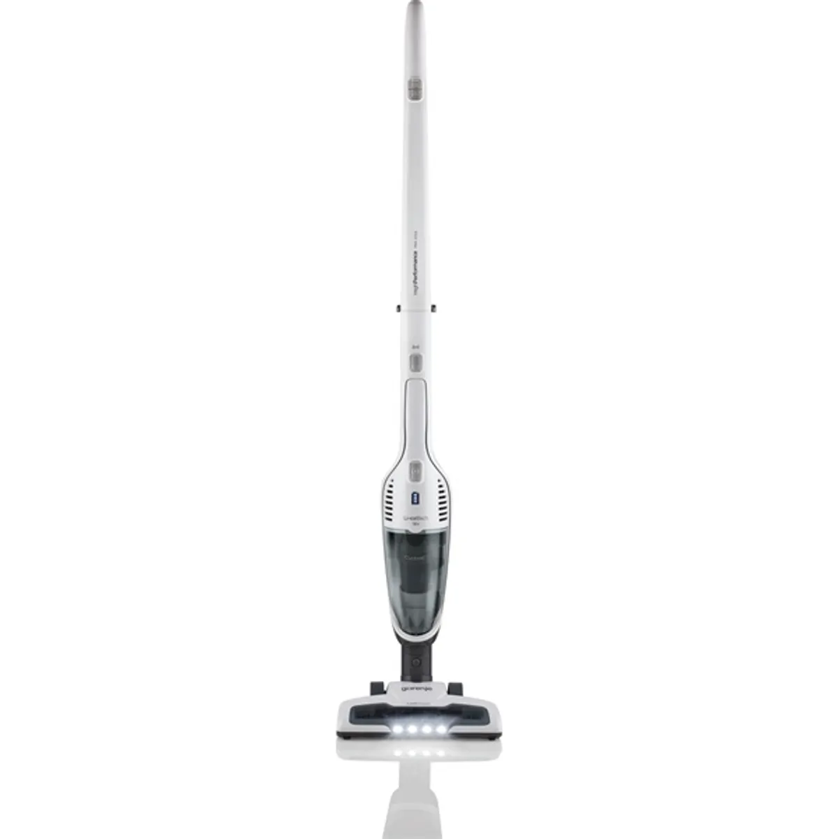 Gorenje 735396 SVC180FW 2 az 1-ben akkumulátoros fehér álló porszívó #1