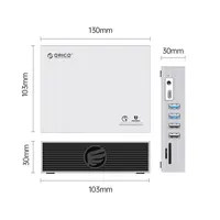 Orico ORICO-CDH-15H-GY-BP Type-C 15-in-1 dokkoló 10Gbps bemenet 2x HDMI 4K60 1x DP 4K60 1x RJ45 1000Mbps 100W PD #2