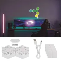 EMOS ZIW426R GoSmart Hexagon RGBIC LED WiFi BLE 5 V 1 m fehér dimmelhető IP20 #6