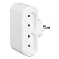 LEGRAND 050650 négyes elosztódugó fehér 230 V 6 A 1380 W gyermekvédett #1