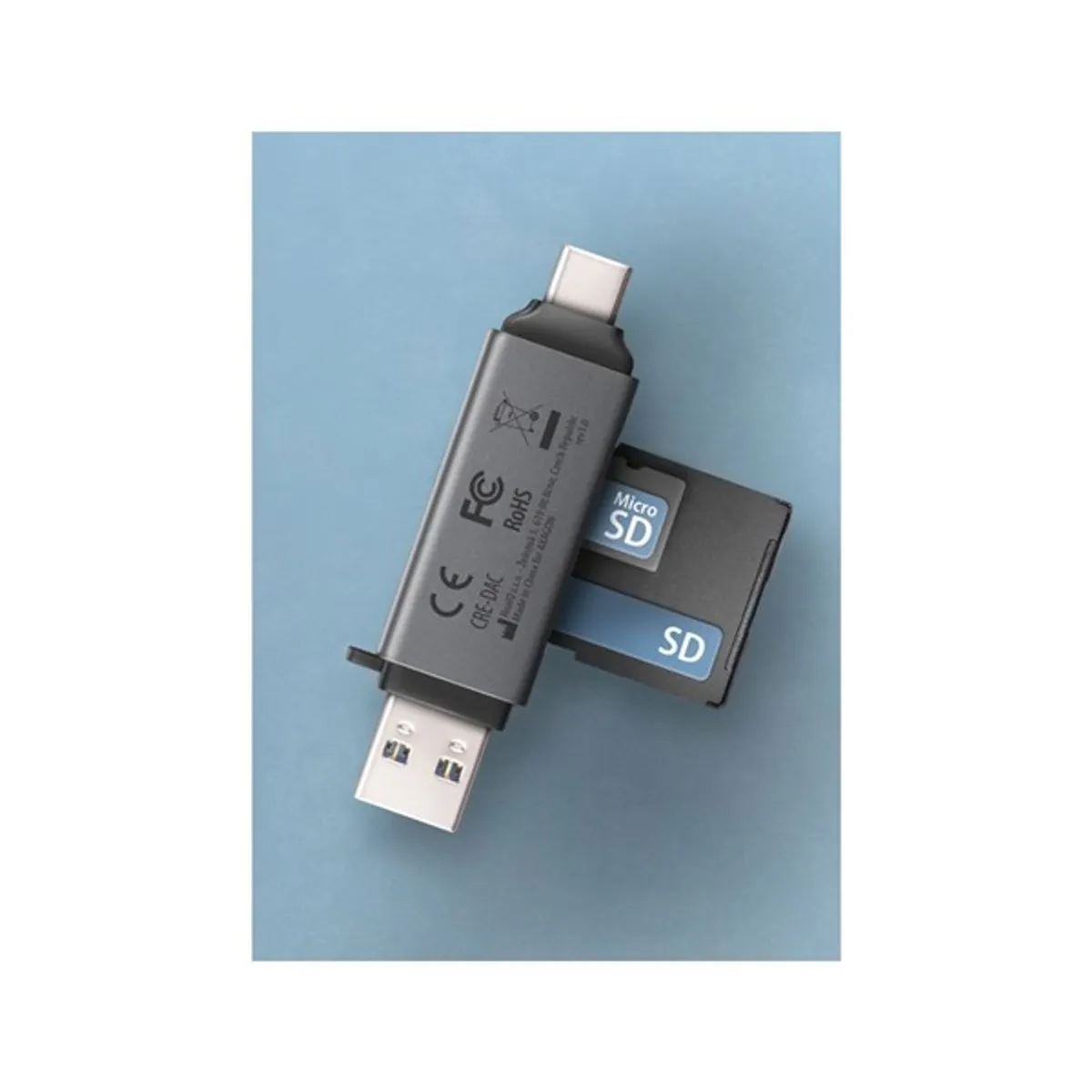 Axagon CRE-DAC külső kártyaolvasó USB-C USB-A USB 3.0 SD; microSD #2