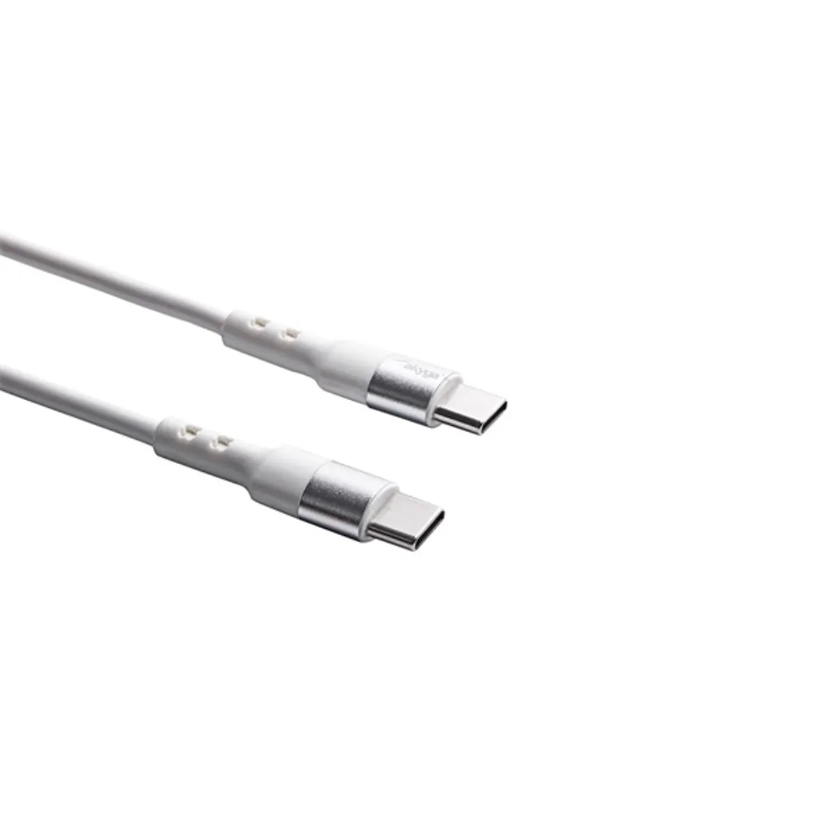 AKYGA AK-USB-40 USB-C kábel Adat- és töltőkábel Fehér 1 m #2