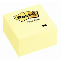 Post-it 7100172238 kockatömb 76x76mm 450 lapos sárga öntapadós PEFC