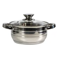 TOO LP-7172-2L Lábas fedővel rozsdamentes 2,3 L 18 cm
