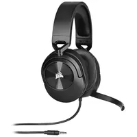 CORSAIR CA-9011260-EU HS55 Stereo fekete 50 mm hangszóró, 3,5 mm jack, 20-20000 Hz, 32 ohm, 114 dB, vezetékes
