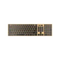 Genius 31320004404 vezeték nélküli billentyűzet fa kivitel magyar nyelv RF Bluetooth USB 10 m numerikus billentyűzet