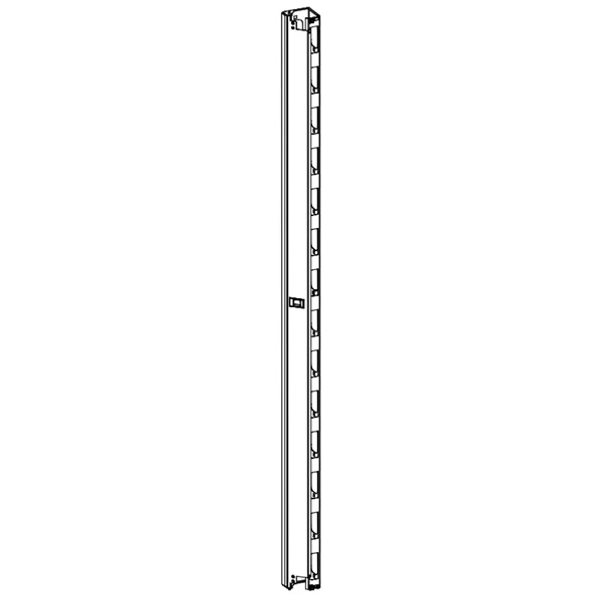 LEGRAND RPM42 függőleges patch rendező csatorna 42U zárt fekete #1