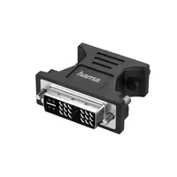Hama 00200340 VGA-DVI adapter Fekete D-Sub DVI DVI-I Single Link