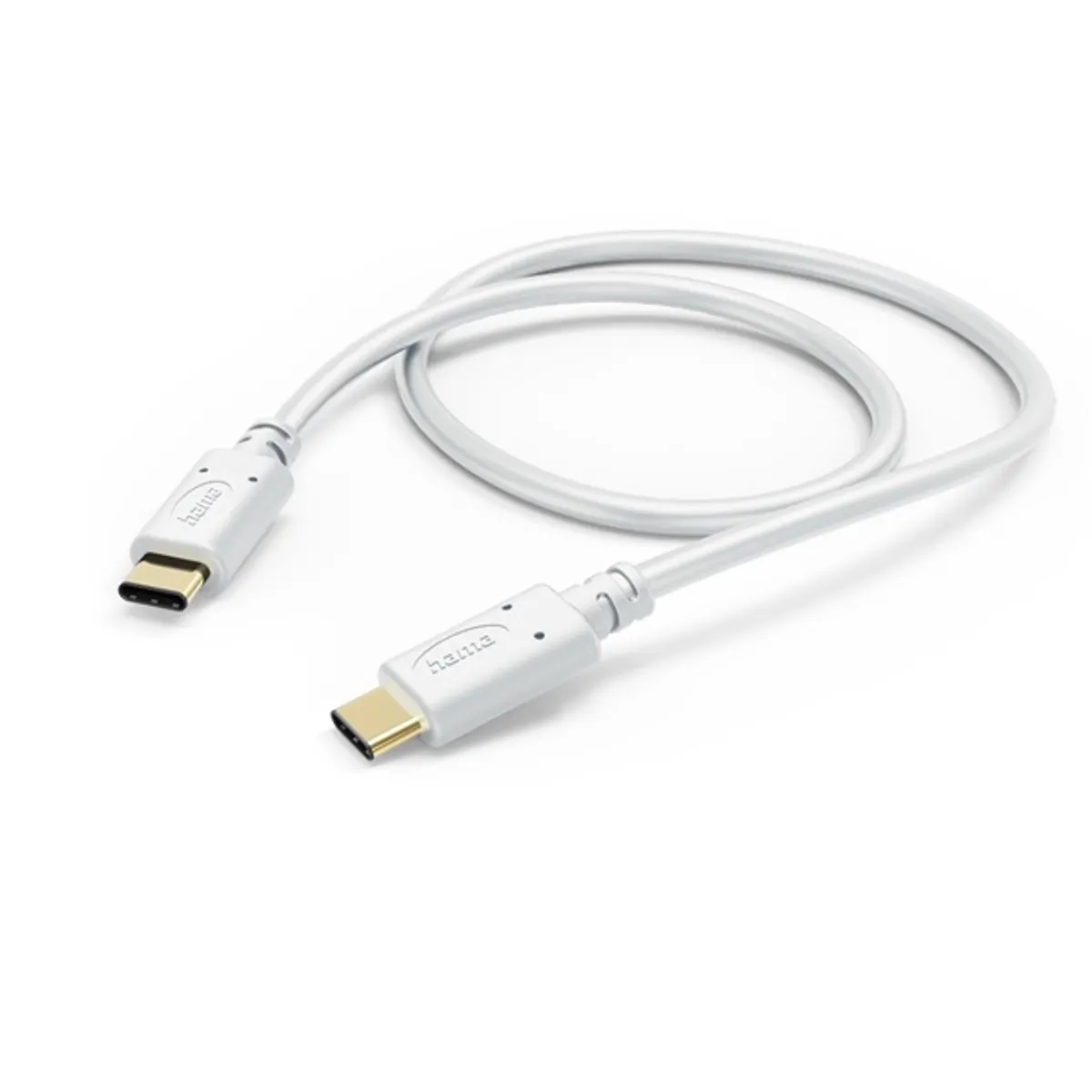 Hama 00201592 kábel USB-C USB-C töltő- és adatkábel 1,5 m fehér aranyozott dugók USB 2.0 480 Mbps 3 A 20 V #1
