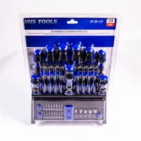 IRIS TOOLS DT-39-127 csavarhúzó készlet 39 darabos, slotted, PH, precíziós csavarhúzók, bit tartó, demagnetizáló, anya hajtó #3