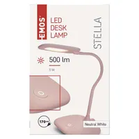 Emos Z7602P Stella led asztali lámpa rózsaszín 12 led 4000k ip20 #6