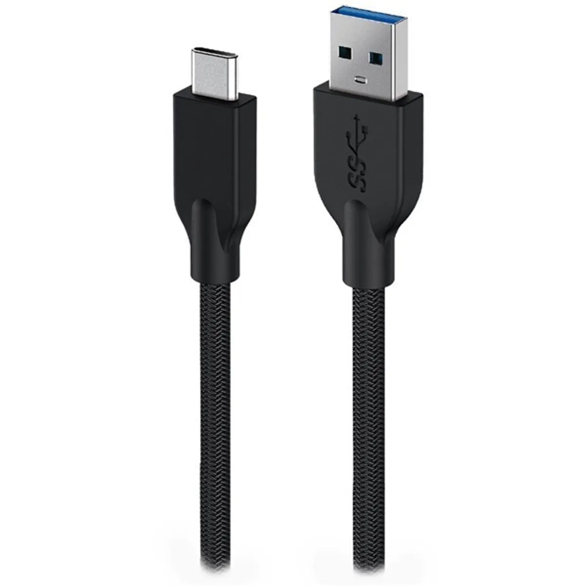 Genius 32590007401 ACC-A2CC-3A USB-A-USB-C 150 cm fekete adat- és töltőkábel #1