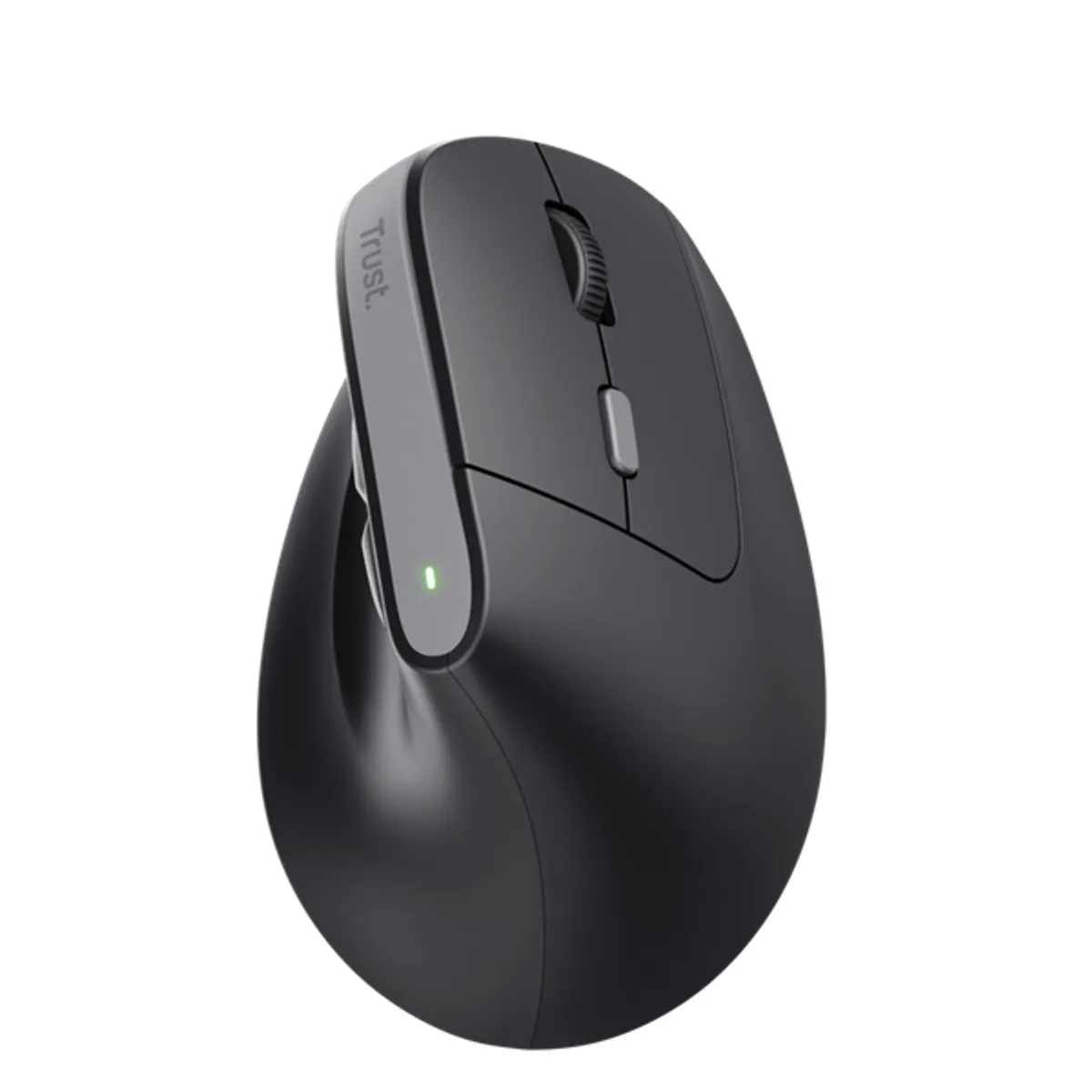 Trust 25145 Bayo II vertikális ergonómikus vezeték nélküli egér fekete 2400 dpi 2,4 GHz USB vevőegység #4
