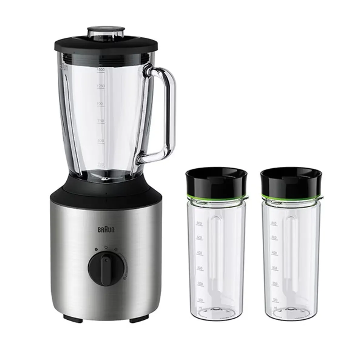 Braun 0X22311056 PowerBlend 3 turmixgép 800 W 1,50 l üveg kancsó aprítás keverés #1