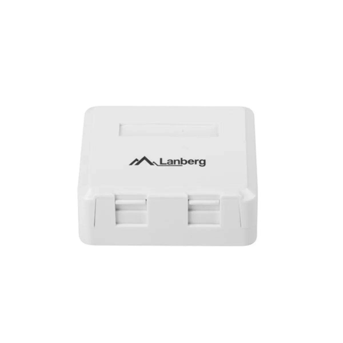 LANBERG OK1-0002-W felületre szerelhető 2-portos keystone doboz fehér #2