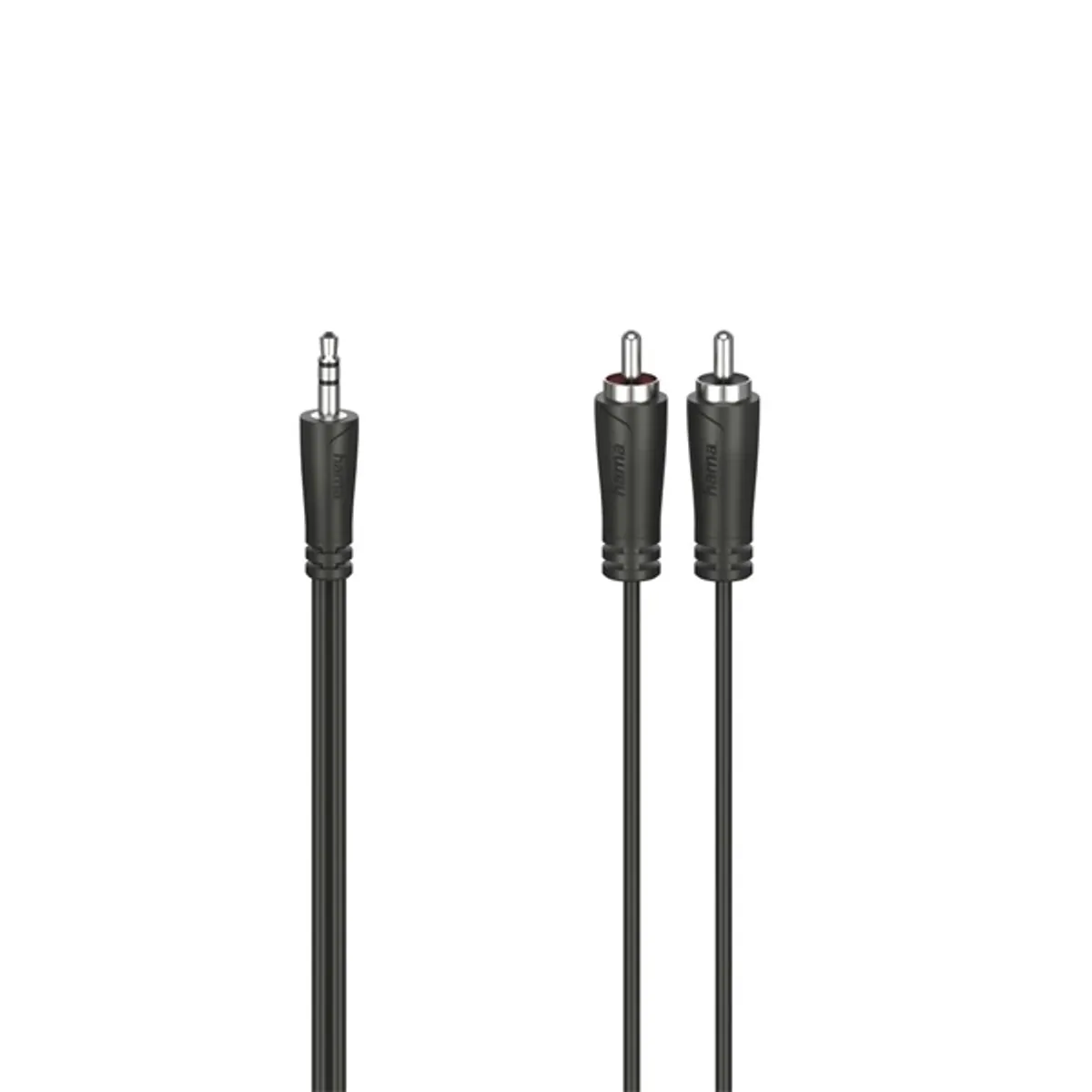 Hama 00205110 3,5mm jack-2RCA összekötőkábel 1,5 m fekete #1