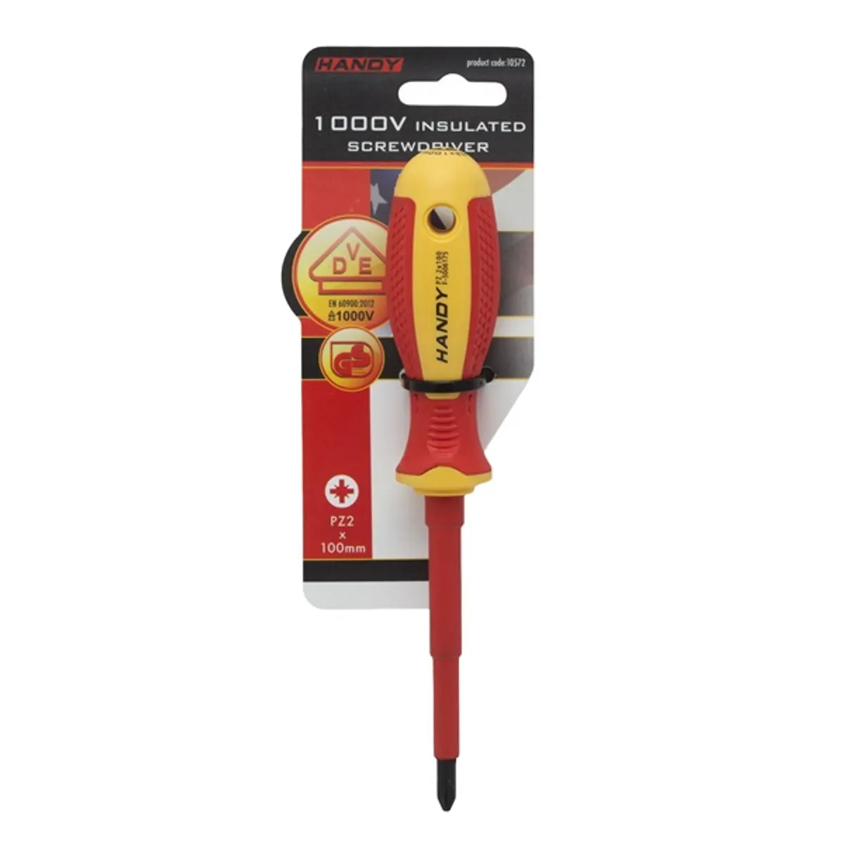 Handy 10572 Csavarhúzó Pz2x100 1000V mágneses fej #3