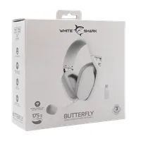 White Shark WS WGH-2442W Butterfly-W vezeték nélküli gamer headset fehér #7