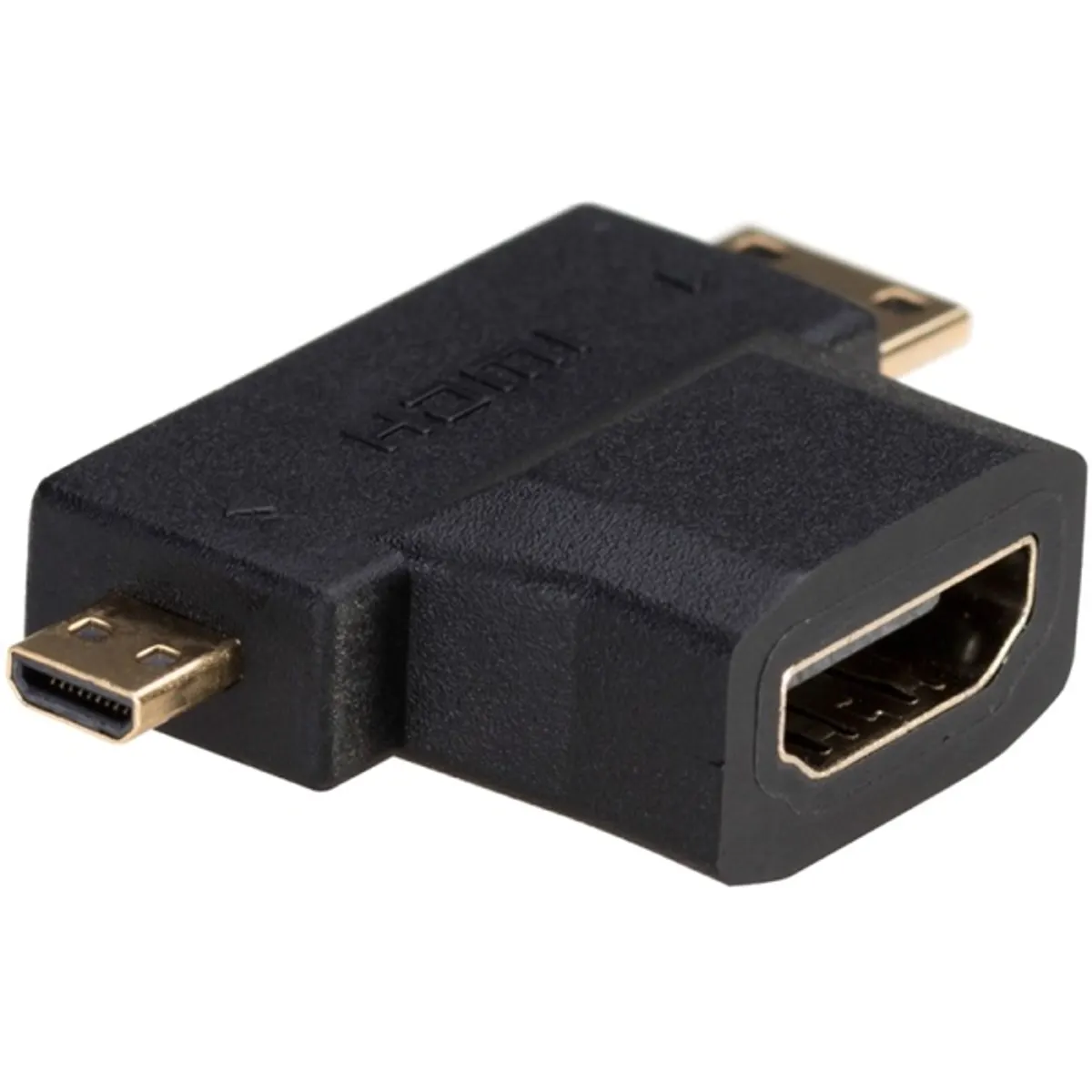 AKYGA AK-AD-23 HDMI miniHDMI microHDMI adapter fekete #2