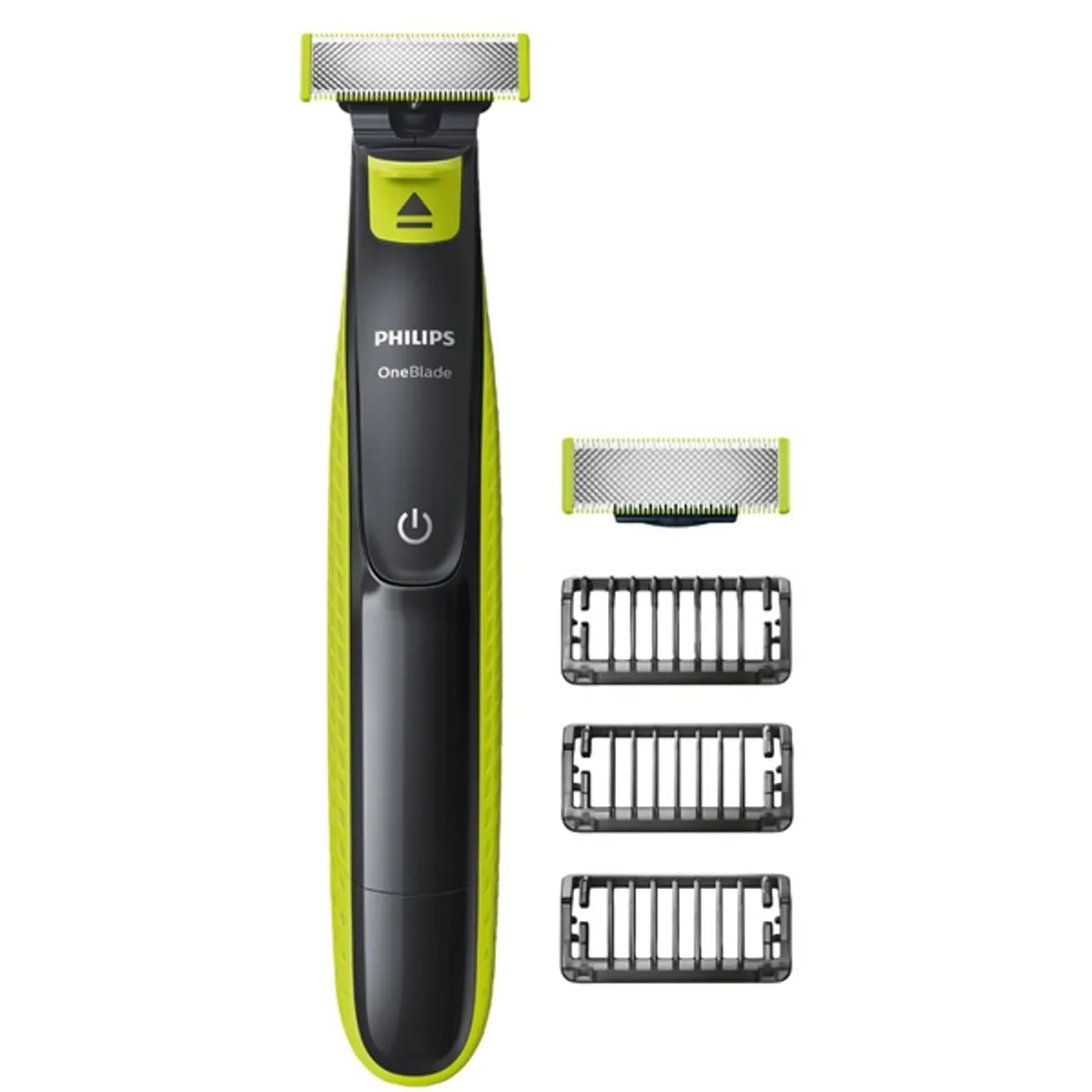 Philips QP2520/30 OneBlade hibrid borotva Beépített akkumulátor, Vezeték nélküli, 45 perc, 8 óra töltés, 1-5 mm, 3 fésű, Grafit-lime #2