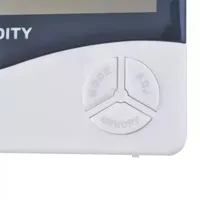 IZOXIS 23353 időjárás állomás digitális kijelző óra hőmérséklet páratartalom 1xAAA fehér #4