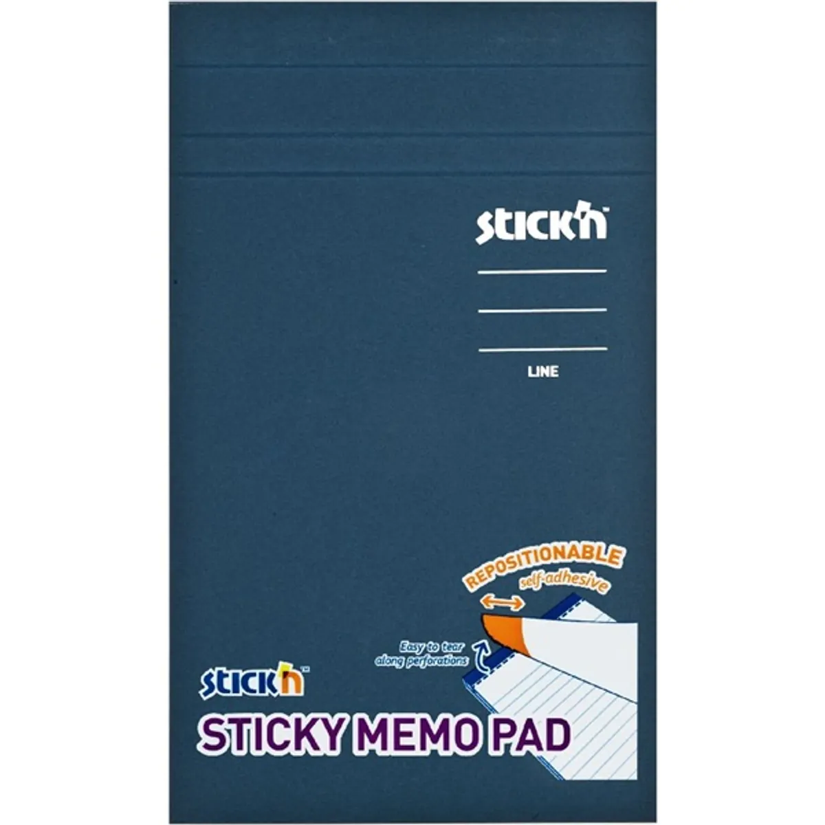 Stick N 21850 Jegyzettömb 190,5x114mm 50 lap vonalazott öntapadós sárga #1