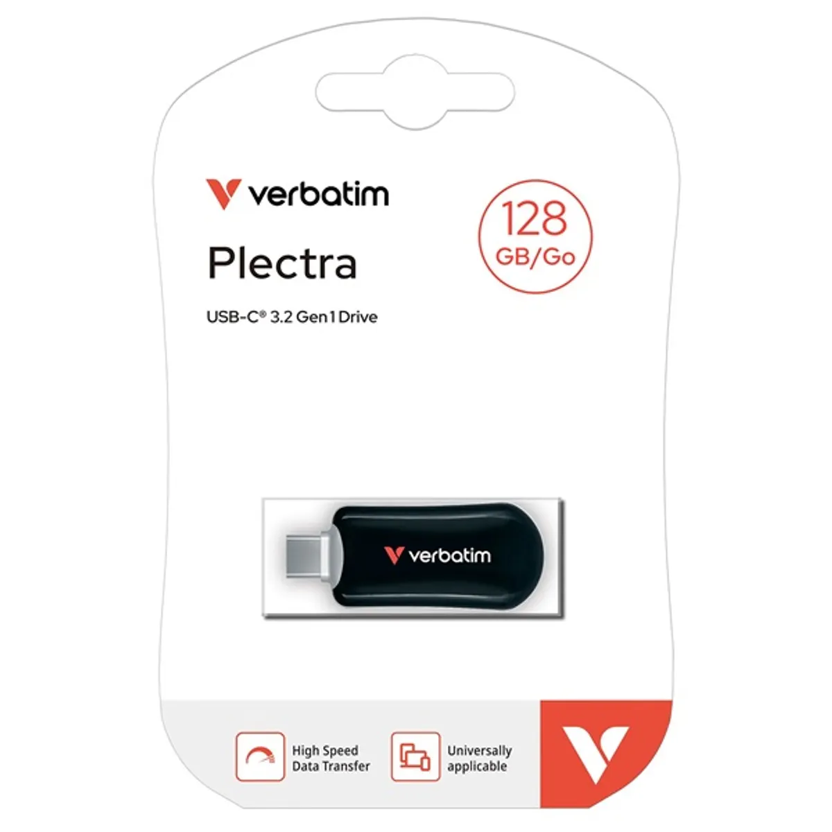 Verbatim 30225 Plectra USB-C pendrive 128GB hardveres titkosítás USB 3.2 Gen 1 Type-C #2